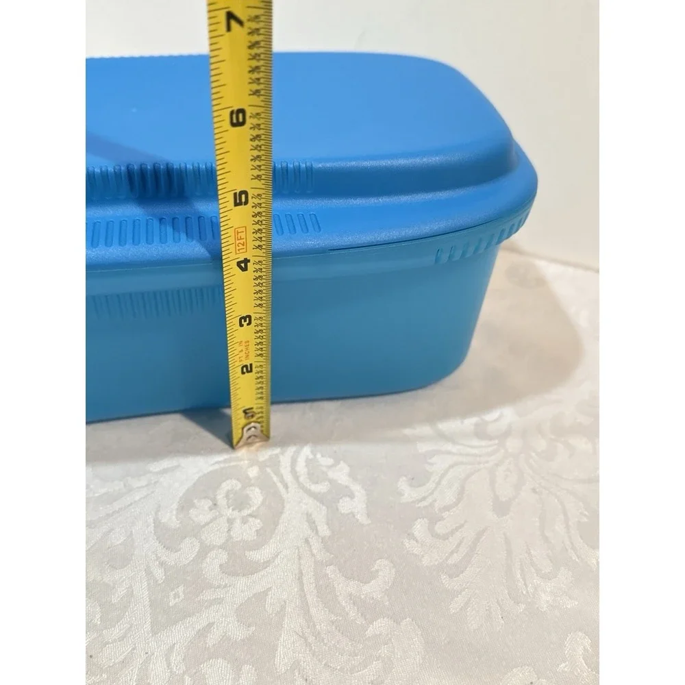 Tupperware 6775 Microwave Pasta Maker Cooker 8 Cups Blue 1.9L